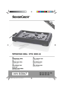 Instrukcja SilverCrest IAN 85867 Grill stołowy