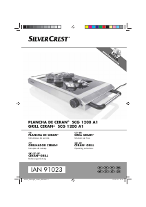 Manual SilverCrest IAN 91023 Grelhador de mesa