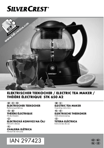 Manual de uso SilverCrest IAN 297423 Máquina de té