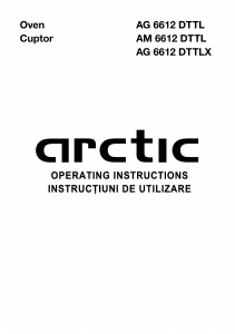 Handleiding Arctic AG 6612 DTTLX Fornuis