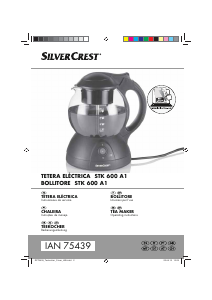 Manual SilverCrest IAN 75439 Máquina de chá