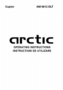 Manual Arctic AM 6612 DTTL Aragaz