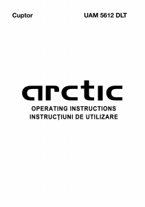 Manual Arctic UAM 5612 DLT Aragaz