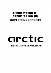 Manual Arctic AROIC 21100 H Cuptor