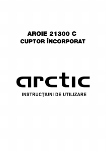 Manual Arctic AROIE 21300 C Cuptor