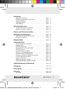 Manuale SilverCrest IAN 91033 Termostato