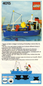 Manual Lego set 4015 Boats Cargueiro