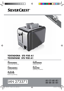 Manual de uso SilverCrest IAN 273371 Tostador