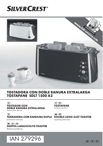 Manual de uso SilverCrest IAN 279296 Tostador