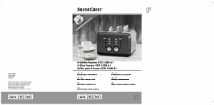 Manual SilverCrest IAN 282360 Torradeira