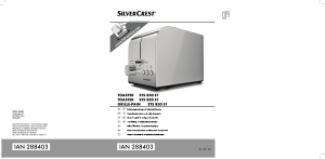 Manual SilverCrest IAN 288403 Toaster