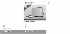 Manual SilverCrest IAN 296980 Toaster