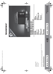 Manual SilverCrest IAN 300179 Toaster
