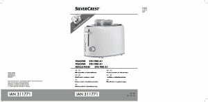 Manual SilverCrest IAN 311771 Toaster