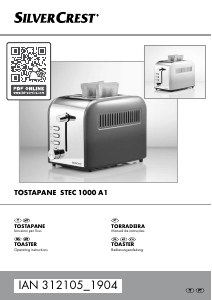 Manual SilverCrest IAN 312105 Toaster