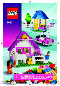 Manual Lego set 5560 Bricks and More Large pink brick box