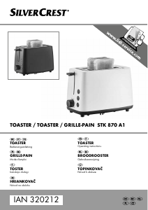 Manual SilverCrest IAN 320212 Toaster
