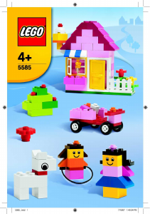 Brugsanvisning Lego set 5585 Bricks and More Pink boks med klodser