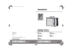 Manual de uso SilverCrest IAN 326312 Tostador