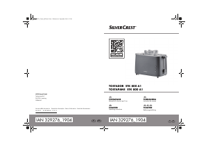 Manual SilverCrest IAN 329276 Torradeira