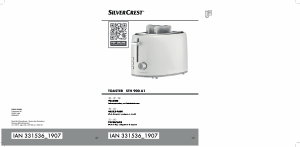 Manuale SilverCrest IAN 331536 Tostapane