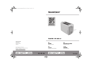 Priručnik SilverCrest IAN 345731 Toster