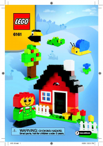 Manual Lego set 6161 Bricks and More My first Lego
