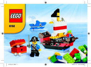 Manual Lego set 6192 Bricks and More Pirate building set