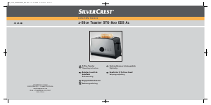 Bedienungsanleitung SilverCrest IAN 61664 Toaster