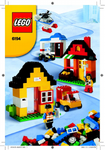 Bruksanvisning Lego set 6194 Bricks and More Min stad