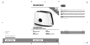 Manual de uso SilverCrest IAN 72022 Tostador