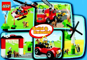 Bruksanvisning Lego set 10661 Bricks and More Min första brandstation