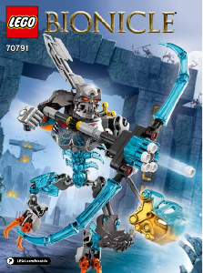 Bedienungsanleitung Lego set 70791 Bionicle Totenkopf-jäger