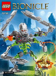 Handleiding Lego set 70792 Bionicle Schedelridder