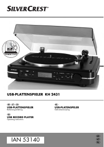 Handleiding SilverCrest IAN 53140 Platenspeler