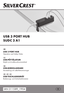 Bruksanvisning SilverCrest IAN 311589 USB-hub