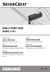 Brugsanvisning SilverCrest IAN 311589 USB Hub