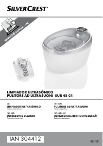 Manuale SilverCrest IAN 304412 Lavatrice a ultrasuoni