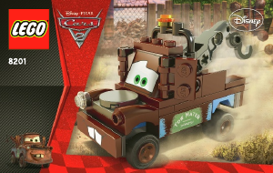 Handleiding Lego set 8201 Cars Takel