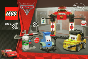 Brugsanvisning Lego set 8206 Cars Pitstop i Toyko