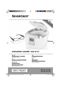 Käyttöohje SilverCrest IAN 76041 Ultraäänipesuri