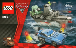 Brugsanvisning Lego set 8426 Cars Flugten på havet