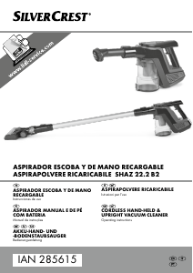 Manuale SilverCrest IAN 285615 Aspirapolvere