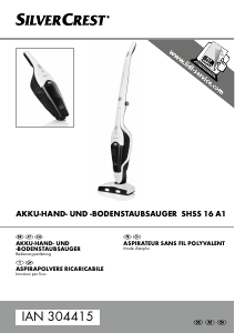 Manuale SilverCrest IAN 304415 Aspirapolvere