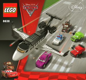 Handleiding Lego set 8638 Cars Spionnenstraaljager