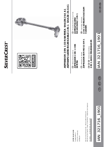 Manuale SilverCrest IAN 321716 Aspirapolvere