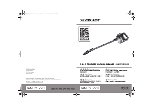 Εγχειρίδιο SilverCrest IAN 321720 Ηλεκτρική σκούπα