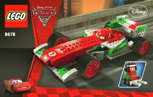 Handleiding Lego set 8678 Cars Ultiem Bouwmodel Francesco