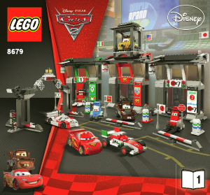 Bruksanvisning Lego set 8679 Cars Tävling i Tokyo