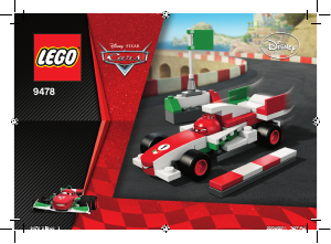 Manual Lego set 9478 Cars Francesco Bernoulli